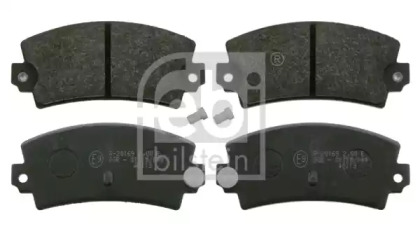 Комплект гальмівних колодок, дискове гальмо, FEBI 16407